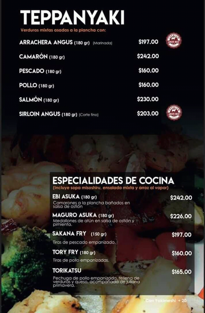 Asuka Coffe & Sushi Bar Menu - Image 3