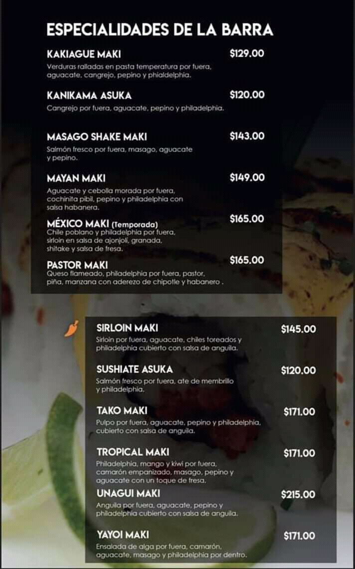 Asuka Coffe & Sushi Bar Menu - Image 6